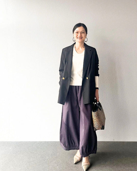 きちんと感も、やわらかさも。大人のバランスコーデ