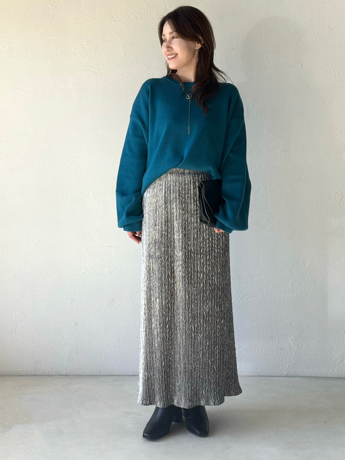 抜け感で魅せる、大人のデイリーコーデ。