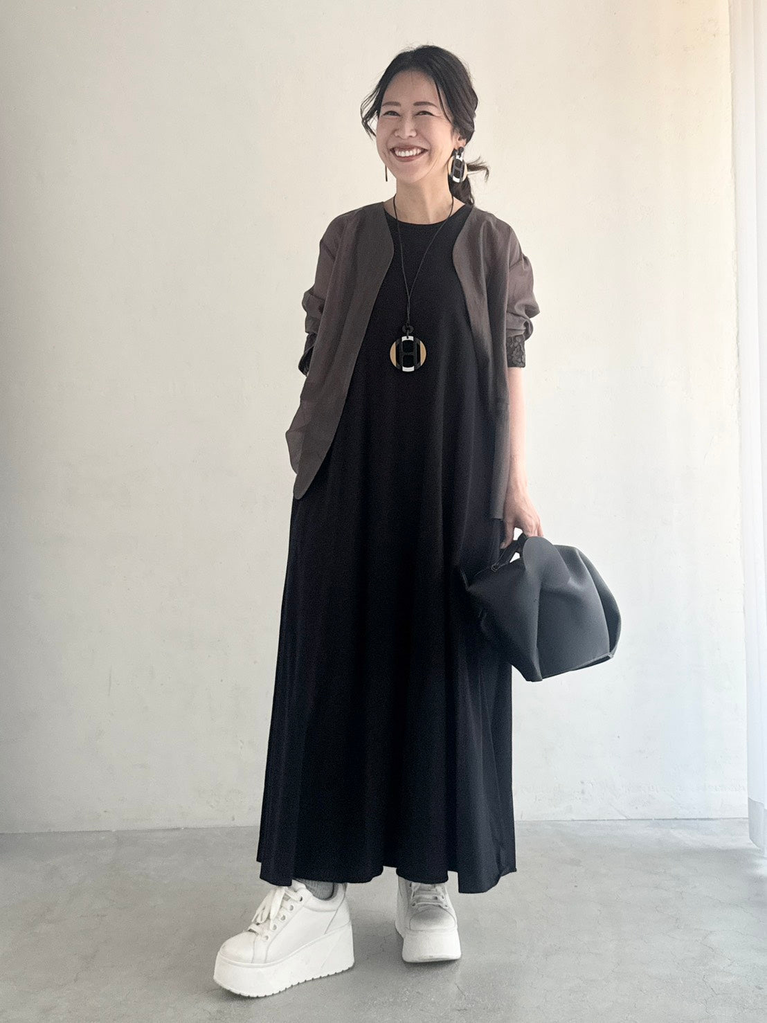 着心地ラクなのに手抜き感ゼロ✨こなれシアージャケットが優秀すぎる。