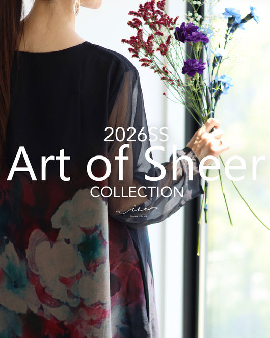 ＜Vieo＞2026ss Art of Sheer