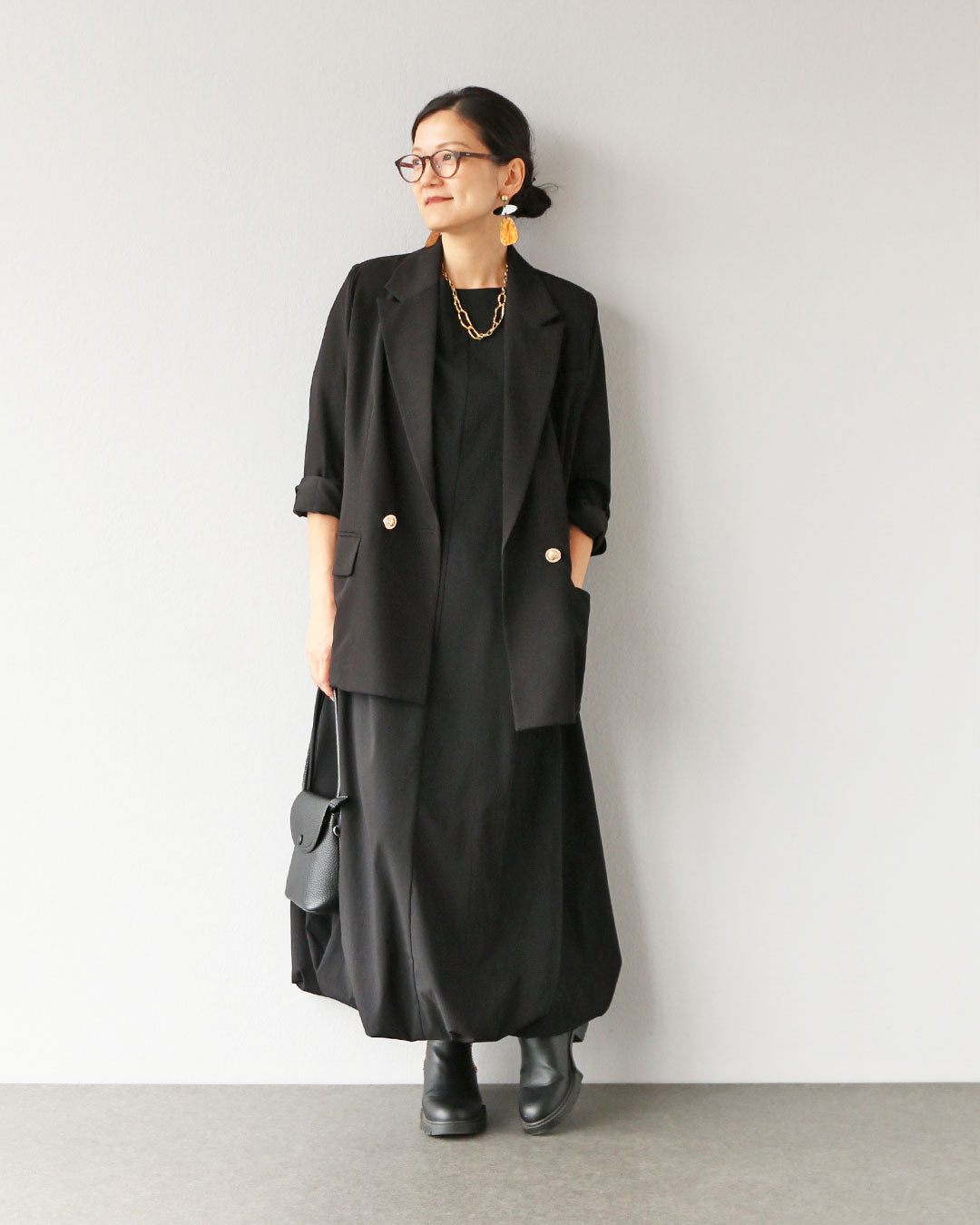 きちんと感と抜け感のあるコーデ