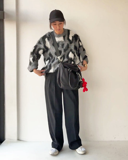 挑戦しやすい“大人のレオパード”コーデ