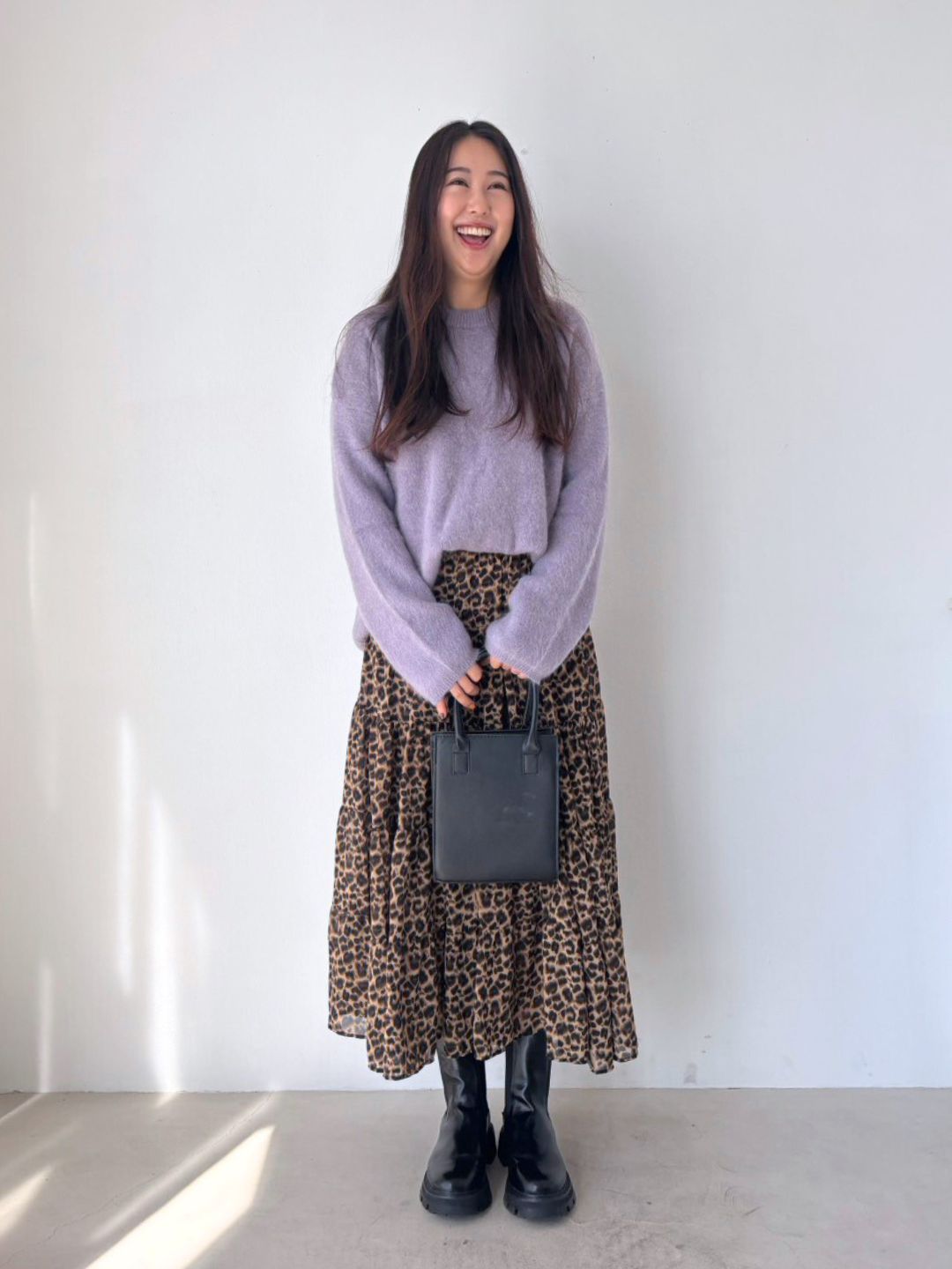 ラベンダー×レオパードの上品ブルベモード