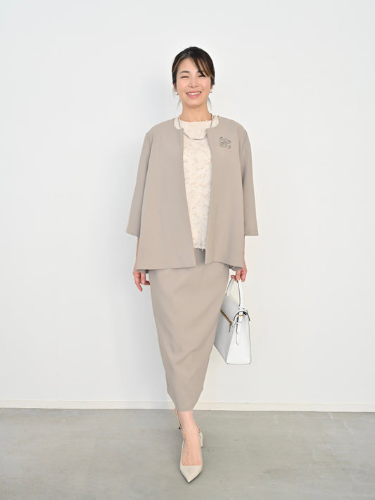 セレモニーに最適！今どきスカートで脱・いつものスーツ