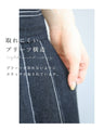 Front and back 2-way denim overalls