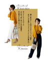 Feminine blouse with floppy sleeves