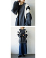 A simple yet striking oversized pullover sweatshirt