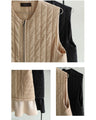 Cinderella vest that doesn't hide the cuteness of the knit