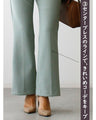 The secret to beautiful legs! Modern flared stretch pants