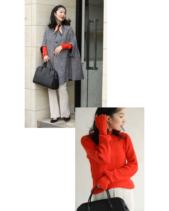 No need for gloves - warm knitwear that keeps you warm all the way to the instep