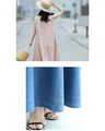 A dress that covers the chest area for slim people