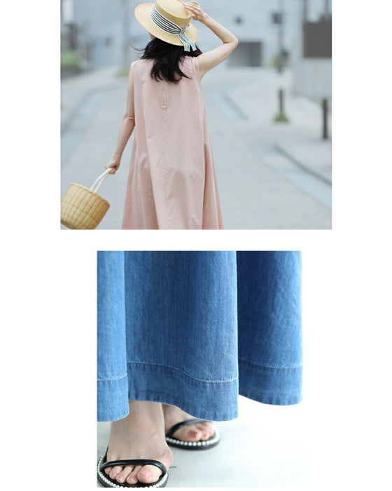 A dress that covers the chest area for slim people