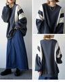 A simple yet striking oversized pullover sweatshirt
