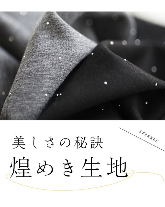 楽なのにきちんと見せ 星空ワンピース