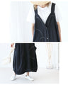 Mixed fabric and stitched jumper skirt