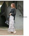 Instantly brighten up your look with these flower pleated pants