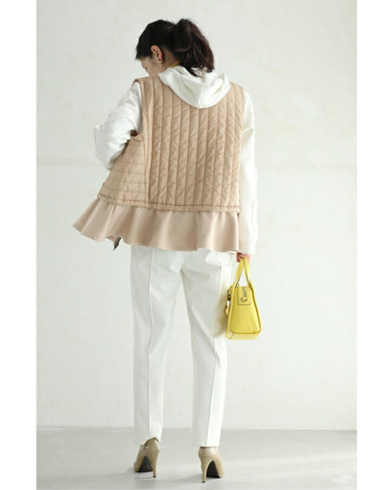 Cinderella vest that doesn't hide the cuteness of the knit