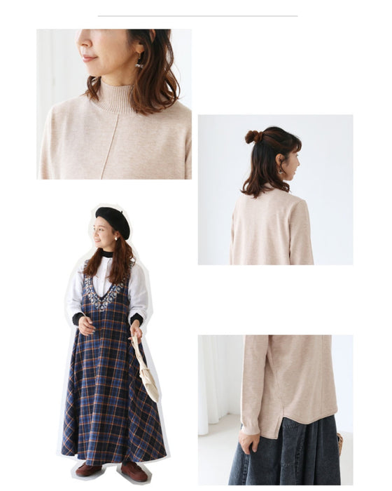 〈全6色〉買い物上手さんが買う カラバリニットトップス