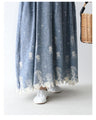 Luxurious jellyfish embroidery dress