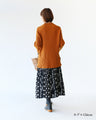 <2 colors available> Flower and walking skirt