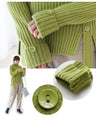 Light green knit with no-pull design