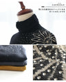 Sparkling jeweled turtleneck