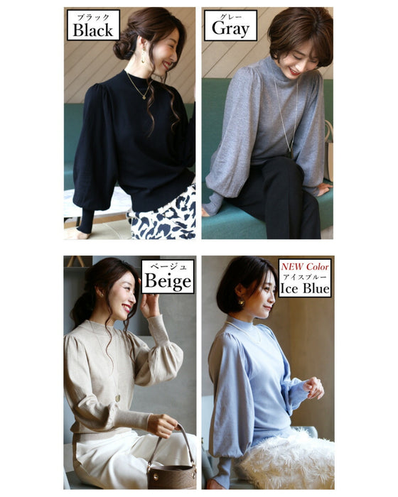 A feminine, evolved version of the turtleneck knit