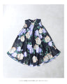 A sheer floral mini dress with a translucent feel