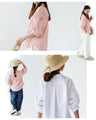 <S-4L size> <2 colors available> Puffy sleeve embroidered lace