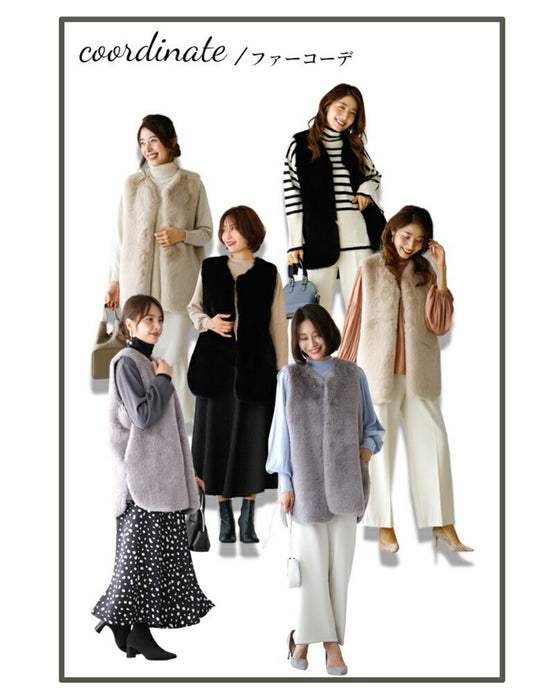 Brighten up your outfit! A reversible fur vest that will help you transition from autumn to winter