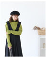 Light green knit with no-pull design