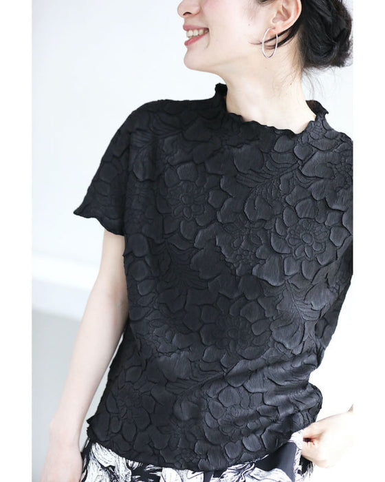 彫刻花トップス