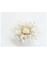 <3 colors available> Brooch that creates flowers with pearl glitter