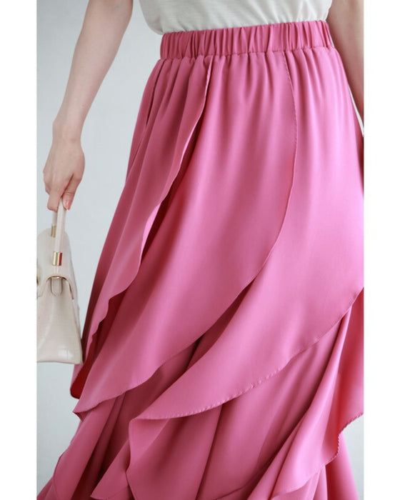 ひらひら花びらフリルスカート