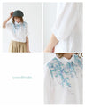 Sprouting watercolor leaf shirt