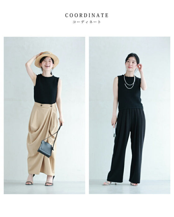 Summer knit short cut and sew top