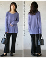 Addictively light and fluffy fleece long sleeve T-shirt