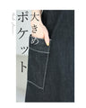 Front and back 2-way denim overalls