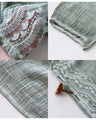 Cool to wear dyed sheer wave lace