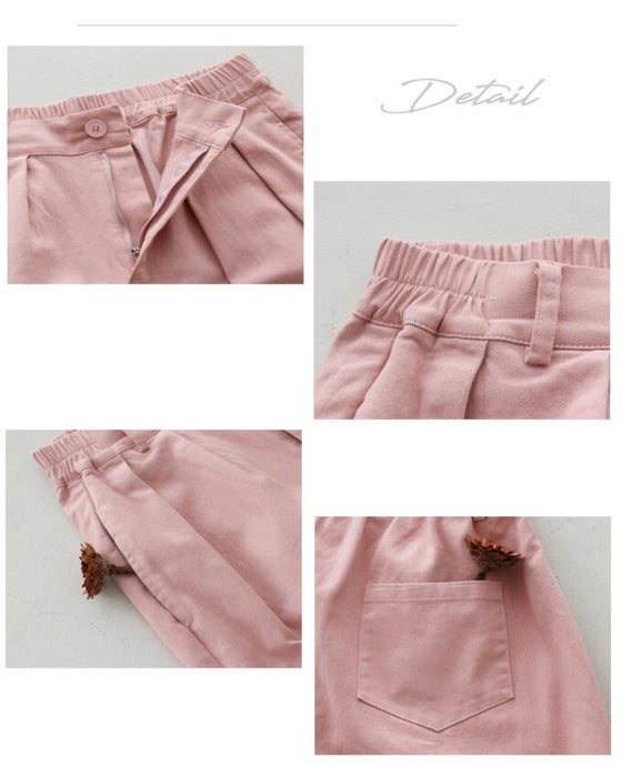Color denim pants