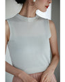 A stretchy cut-and-sew top with a subtle sparkle