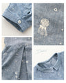 Luxurious jellyfish embroidery dress