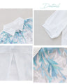 Sprouting watercolor leaf shirt