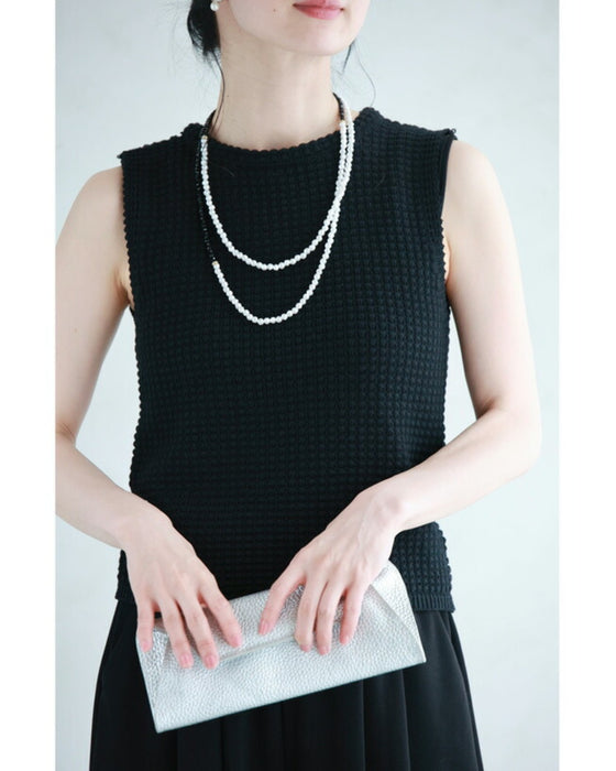 Summer knit short cut and sew top