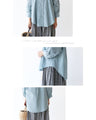 <Small to large sizes> Embroidered puffy sleeves that will turn heads