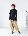Checked elbow patch fleece top