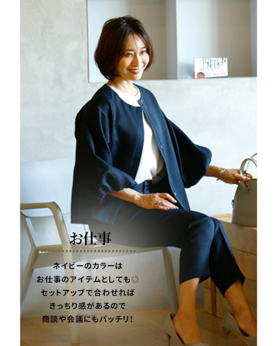 styleオリジナル!きちんと映えする刺繍ジャガードセットアップ販売ページ