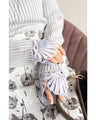 Optical illusion shadow line knit