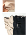 Color-blocked work blouse