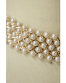 A luxurious, shiny piece for your neck. Wide pearl choker